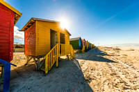 Rainbow Beach Huts - Muizenberg Beach South Africa
