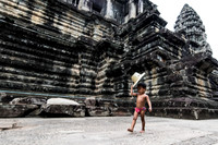 Strutting - Angkor Wat Cambodia